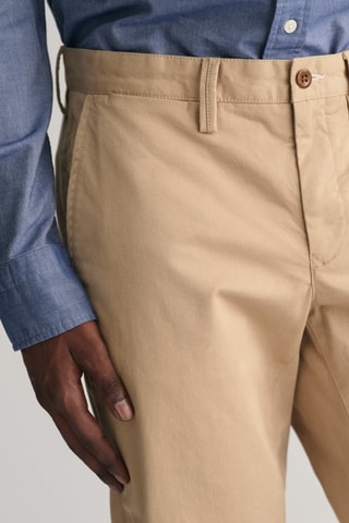 Pantaloni chino slim - Beige