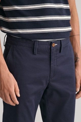 Pantaloni chino slim - Navy