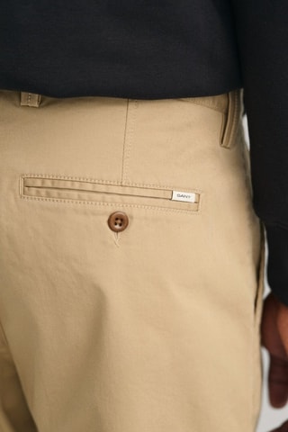 Pantaloni chino regular - Beige