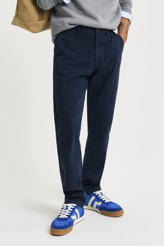 Pantaloni chino slim - Navy