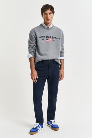 Pantaloni chino slim - Navy