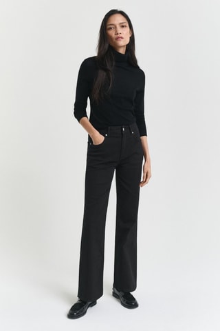 Jeans flare - Nero