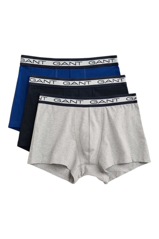 3 parigamba - Grigio melange e blu