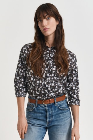 Camicia regular - Blu e bianco