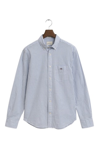 Camicia regular - Azzurro e bianco
