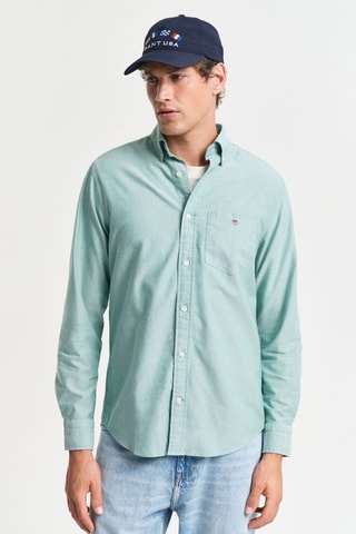 Camicia regular - Verde