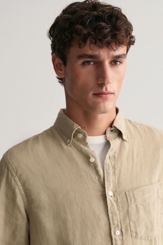 Camicia in lino - Beige