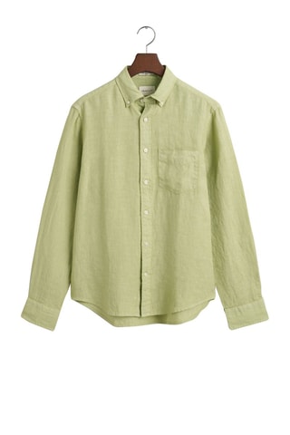 Camicia in lino - Verde chiaro