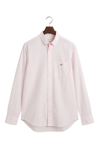 Camicia regular in lana d’agnello - Rosa