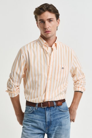 Camicia regular - Arancione