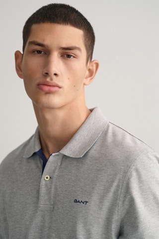 Polo regular - Grigio melange