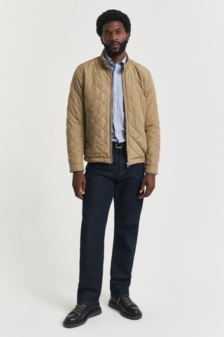 Piumino regular - Taupe