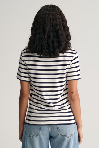 T-shirt - Bianco e navy
