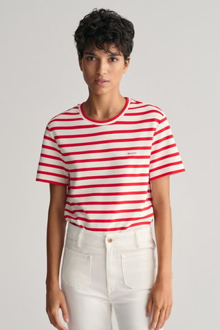 T-shirt - Bianco e rosso