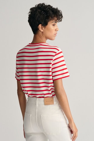 T-shirt - Bianco e rosso