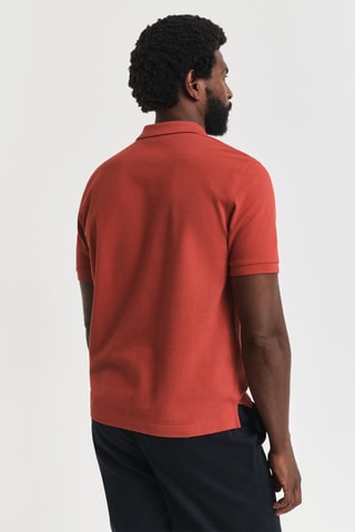 Polo regular - Rosso mattone