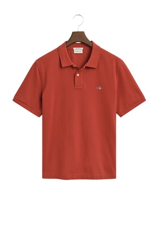 Polo regular - Rosso mattone