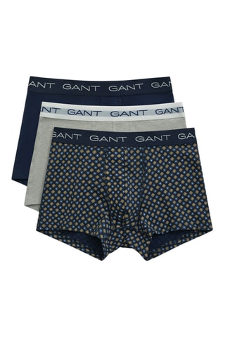 3 parigamba in cotone bio - Navy