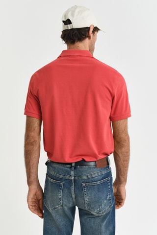 Polo regular - Rosso mattone