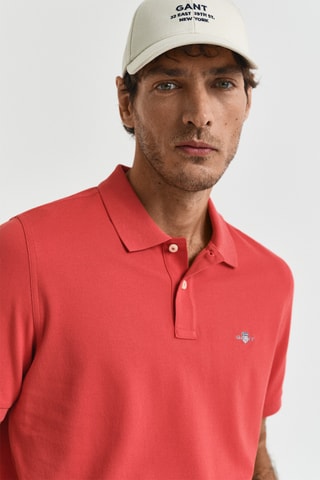 Polo regular - Rosso mattone