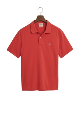 Polo regular - Rosso mattone