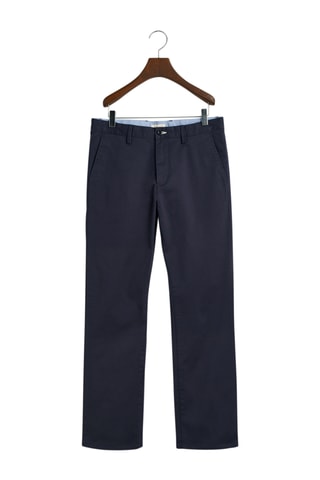 Pantaloni chino in cotone bio - Navy