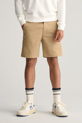 Shorts in cotone bio - Kaki
