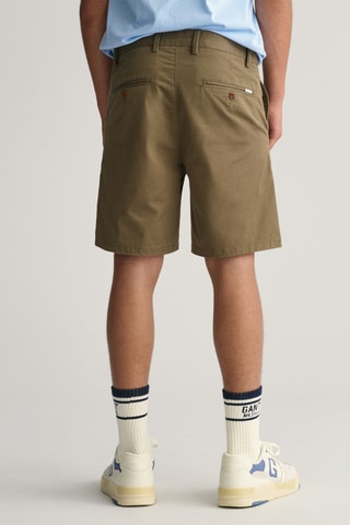 Shorts in cotone bio - Kaki