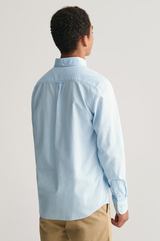 Camicia in cotone bio - Azzurro
