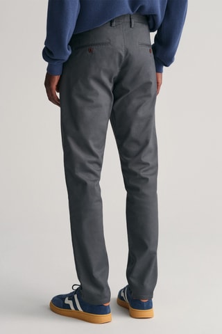 Pantaloni chino slim - Antracite