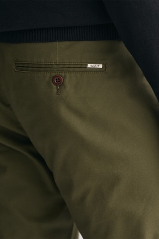 Pantaloni chino slim - Verde oliva