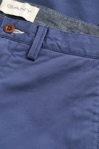 Pantaloni chino slim in cotone bio - Blu