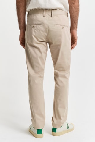 Pantaloni chino slim - Beige