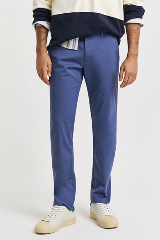 Pantaloni chino slim - Blu