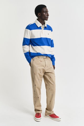 Pantaloni chino straight - Kaki