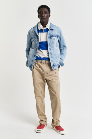 Pantaloni chino straight - Kaki