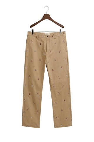 Pantaloni chino straight - Kaki