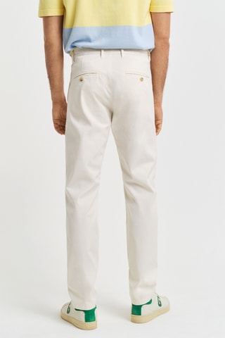Pantaloni chino slim - Crema