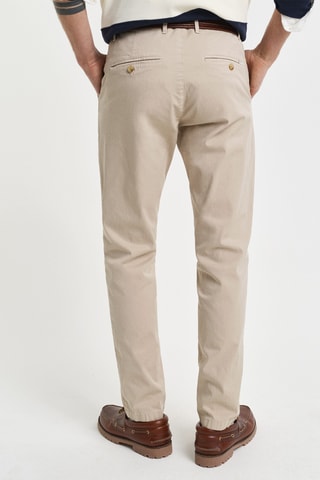 Pantaloni chino slim - Beige