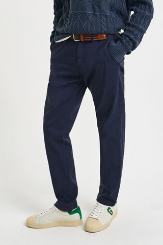 Pantaloni chino slim - Navy
