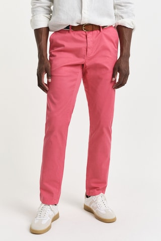 Pantaloni chino slim - Rosa