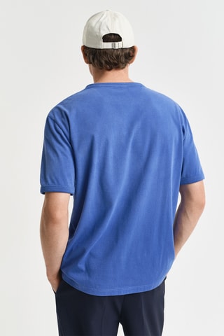T-shirt in cotone bio - Blu