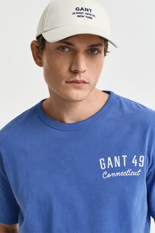 T-shirt in cotone bio - Blu