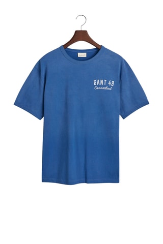 T-shirt in cotone bio - Blu