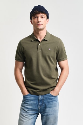 Polo regular - Kaki