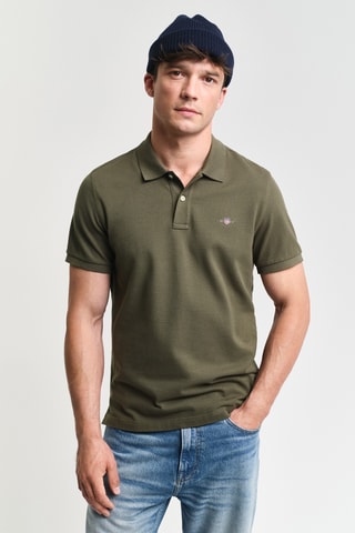 Polo regular - Kaki