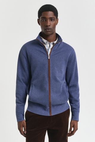 Cardigan - Blu scuro melange