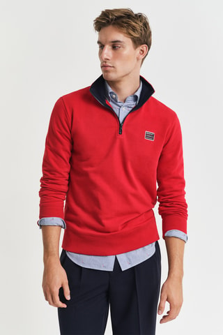 Felpa in cotone bio - Rosso