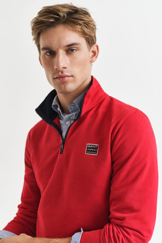 Felpa in cotone bio - Rosso