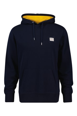 Felpa con cappuccio in cotone bio - Navy
